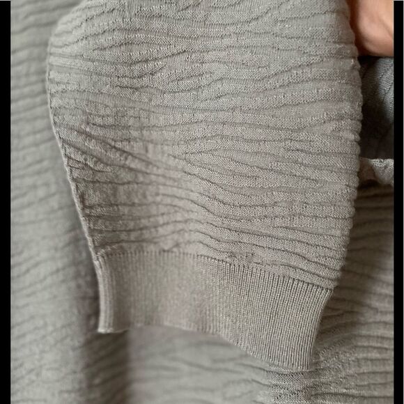 NWT Emporio Armani Men’s Sweater, Ribbed Texture, Light Chocolate Color, 3XL - Picture 8 of 13